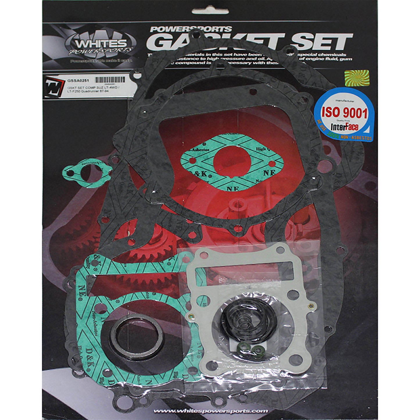 Whites Complete Gasket Set Suzuki LT-4WD/LT-F250 Quadrunner \'87-\'94