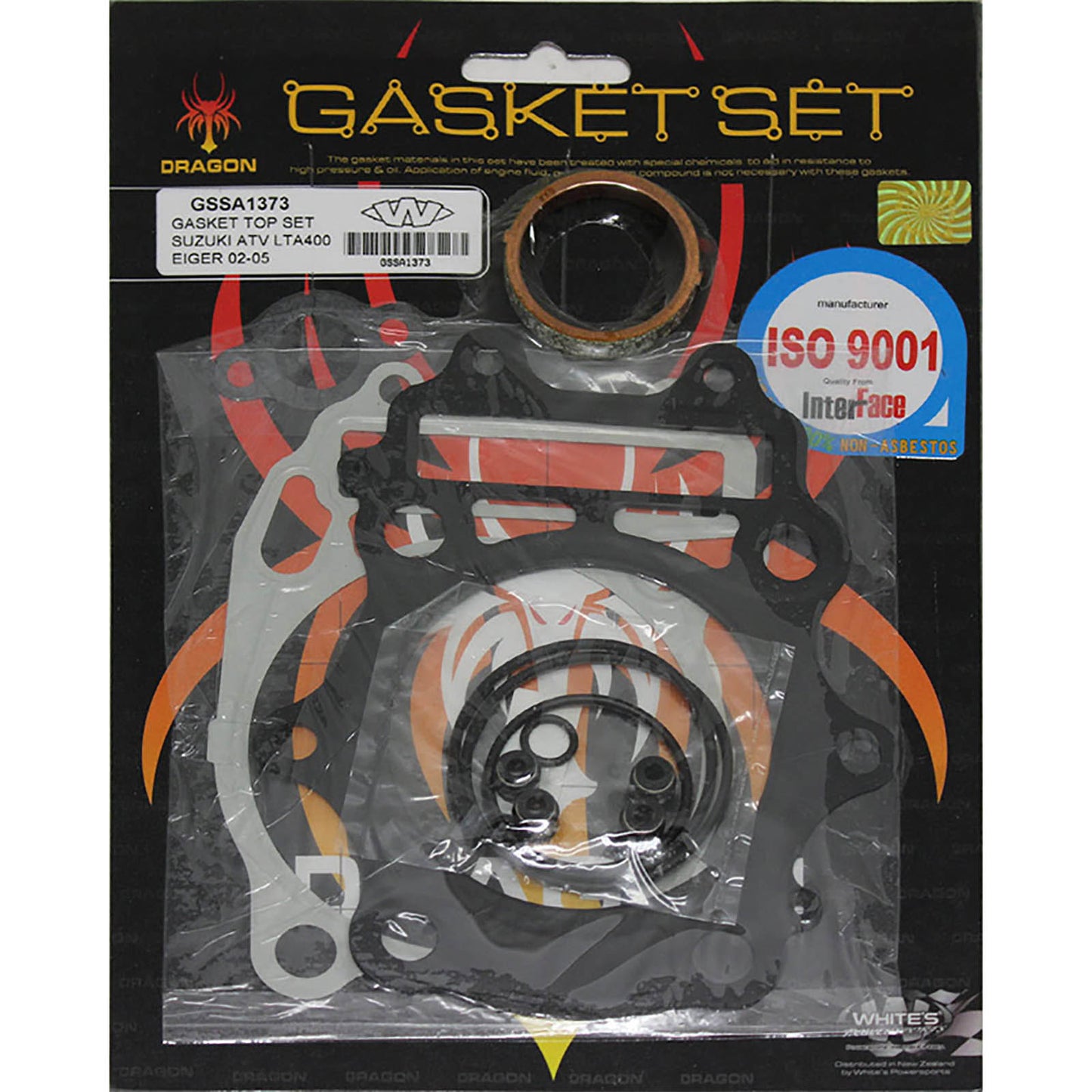 Whites Gasket Set - Top Suzuki LT-A400 Eiger / 4WD \'02-\'07