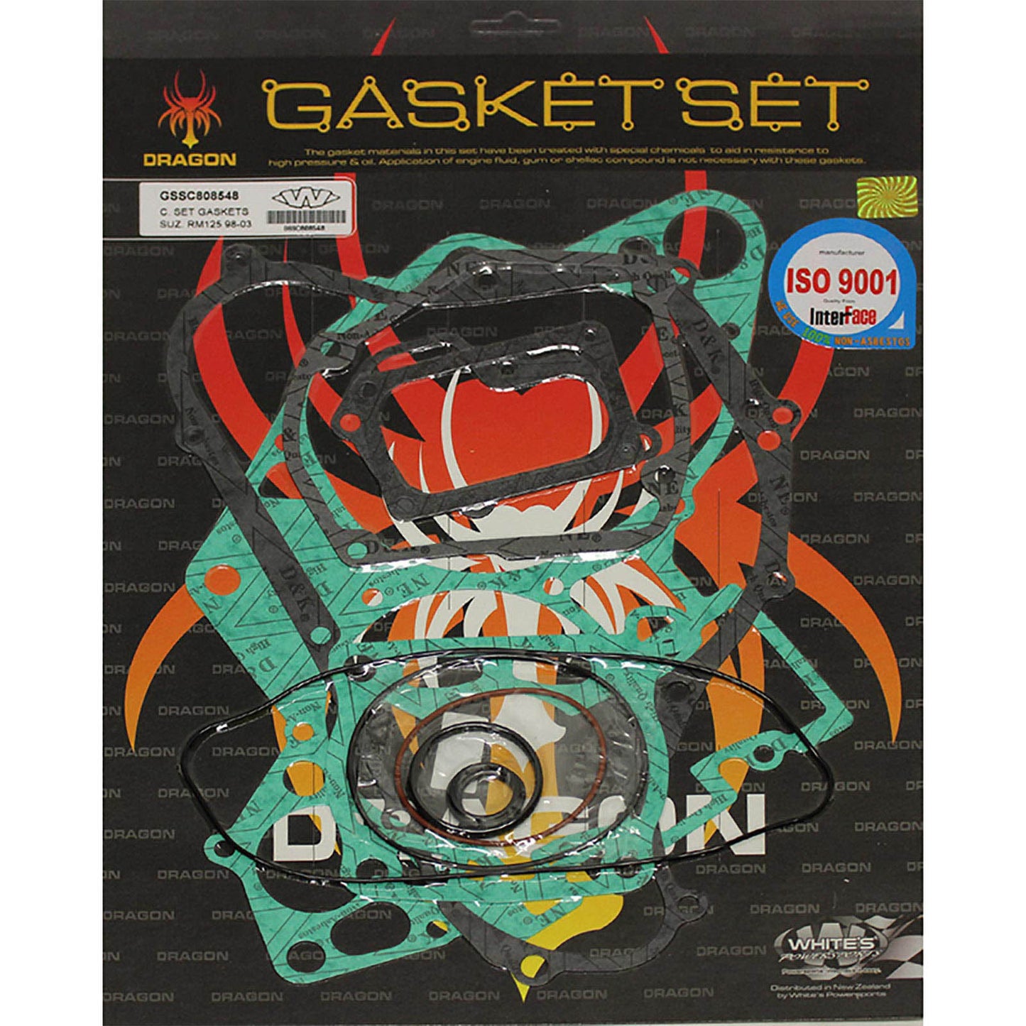 Whites Complete Gasket Set Suzuki RM125 \'98-\'00