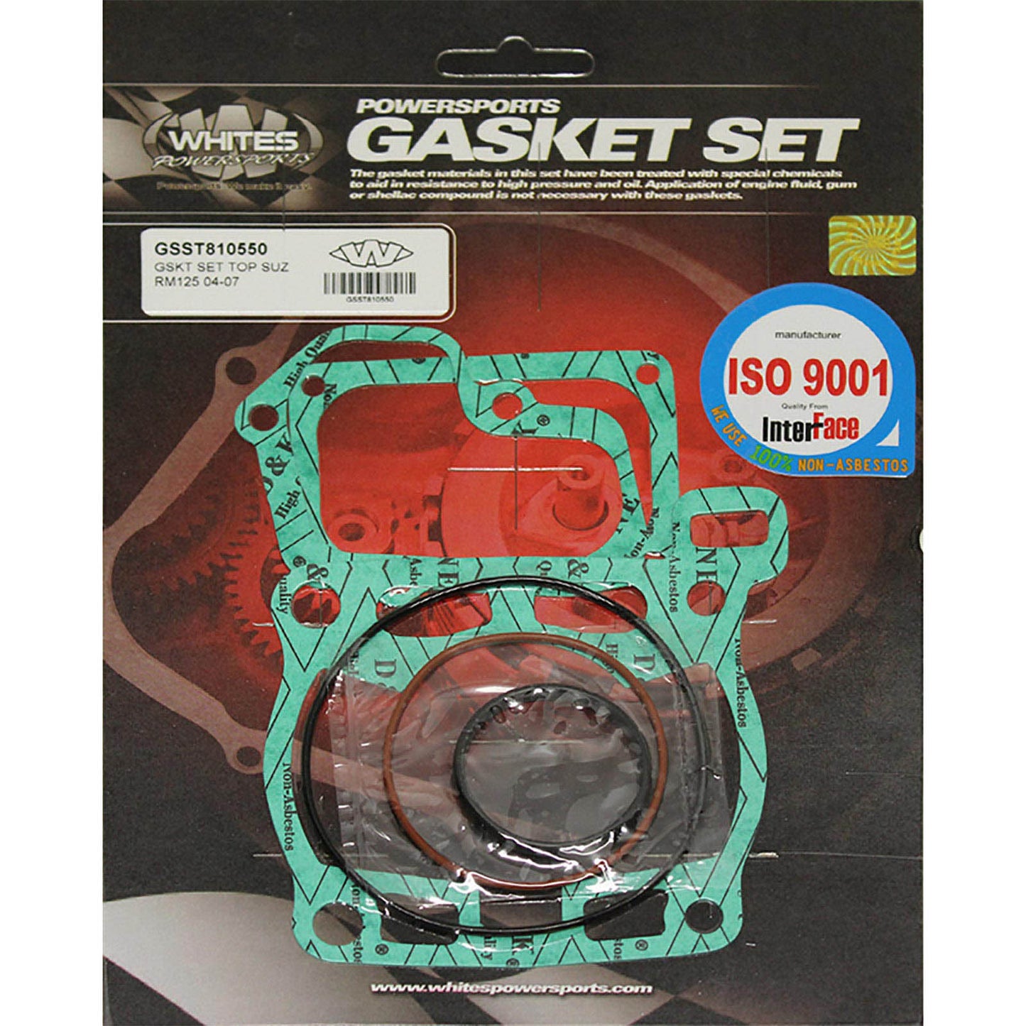 Whites Gasket Set - Top Suzuki RM125 \'04-\'07