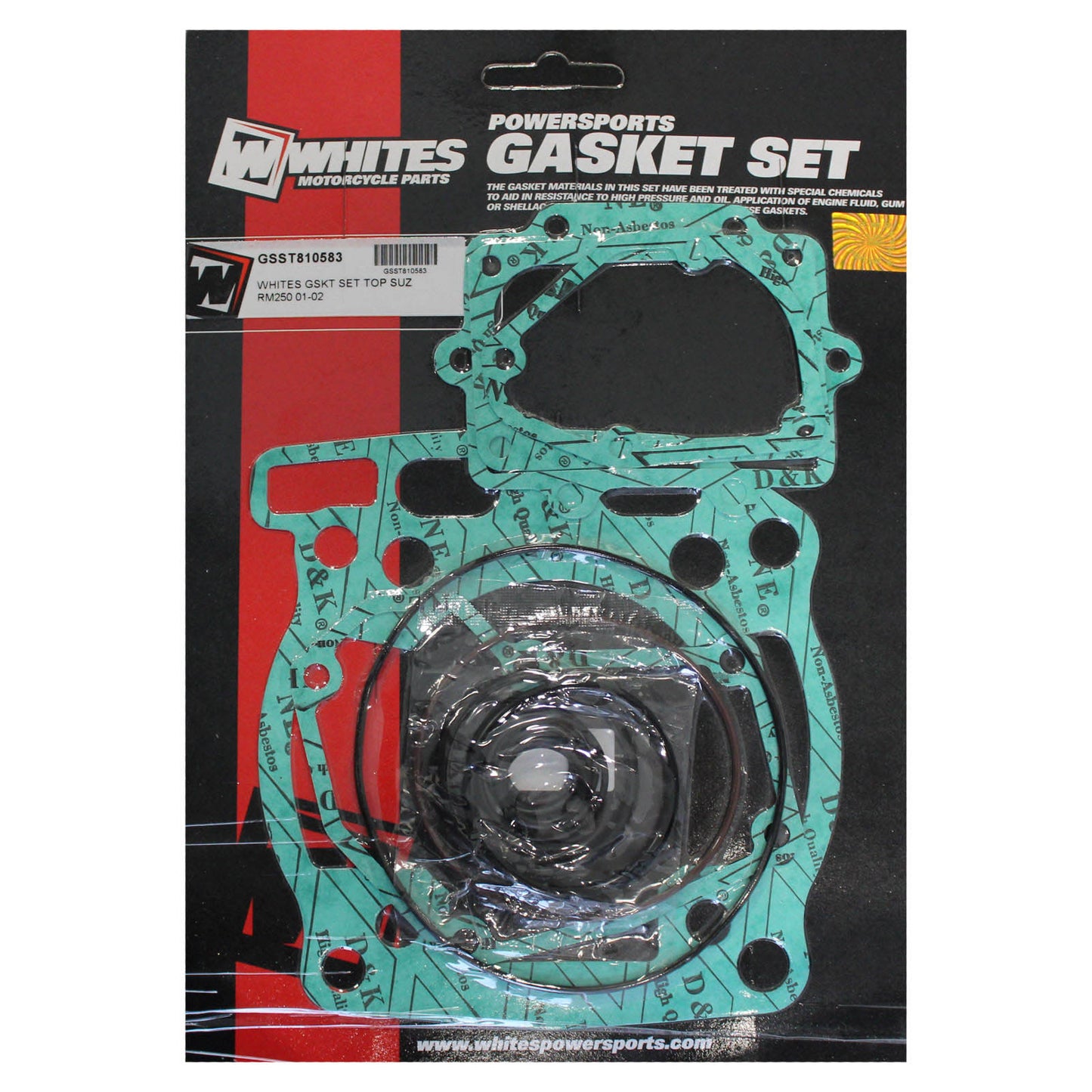 Whites Gasket Set - Top Suzuki RM250 \'01-\'02