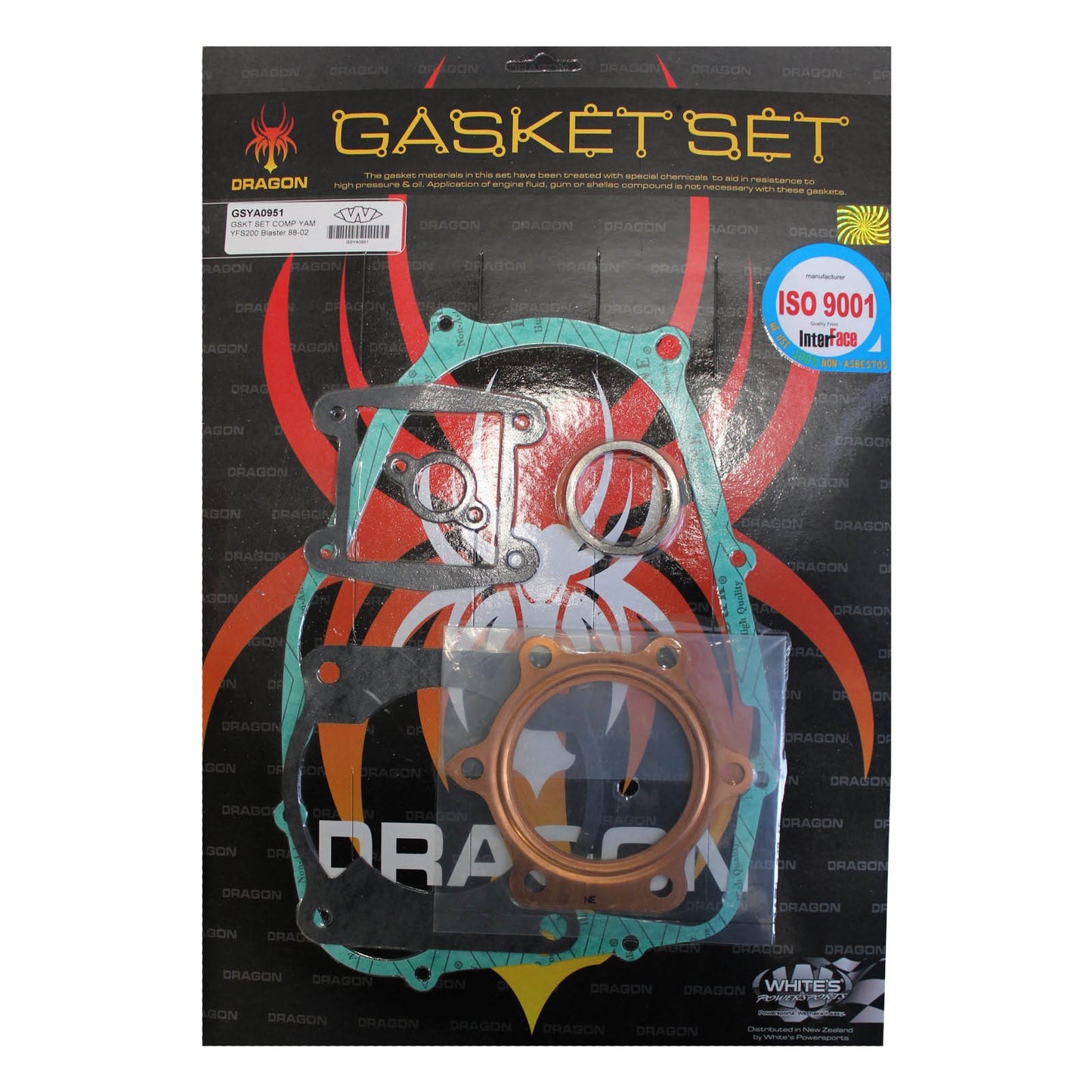 WHITES GASKET SET COMPLETE YAM YFS200 Blaster 88-02