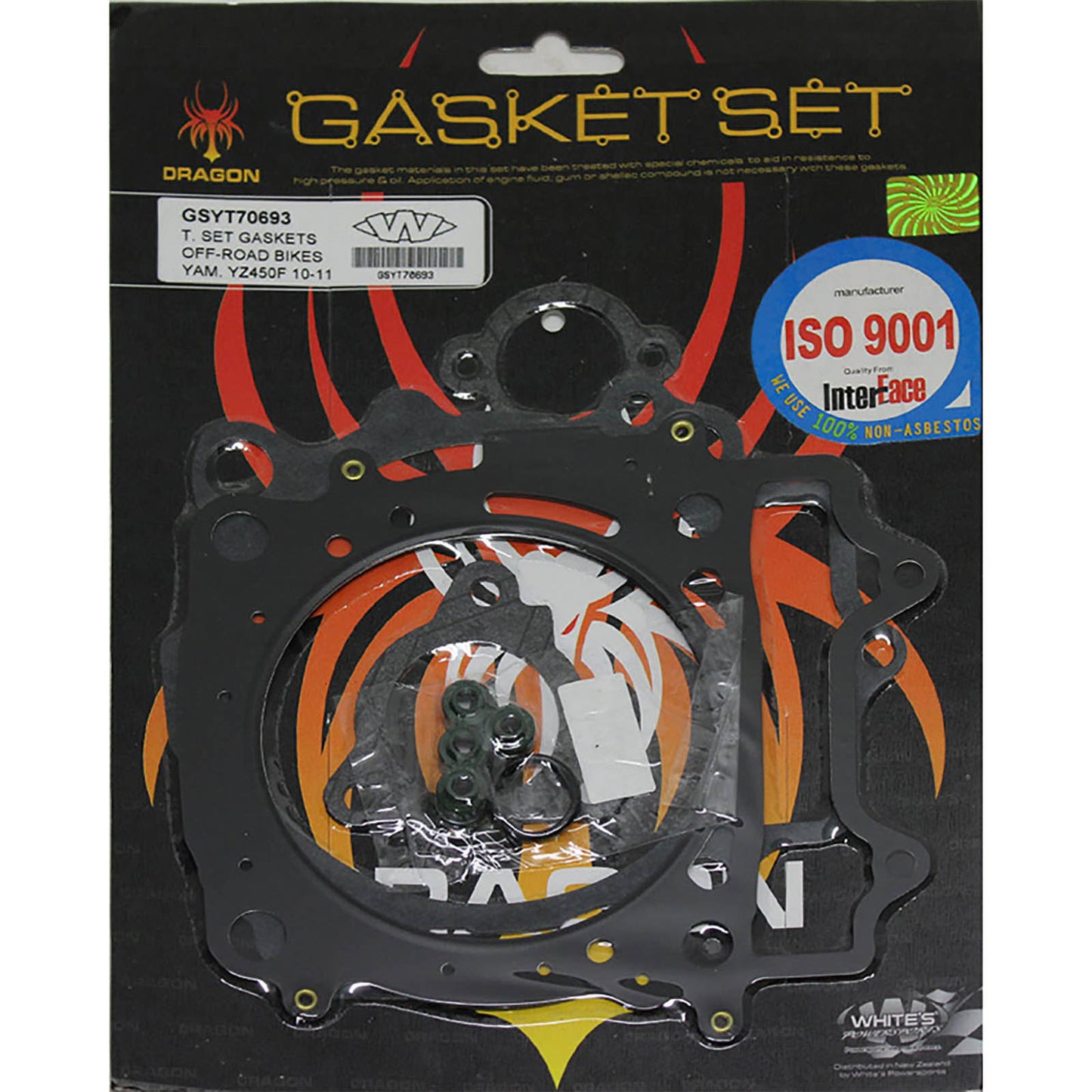 Whites Gasket Set - Top Yamaha YZ450F \'10-\'13