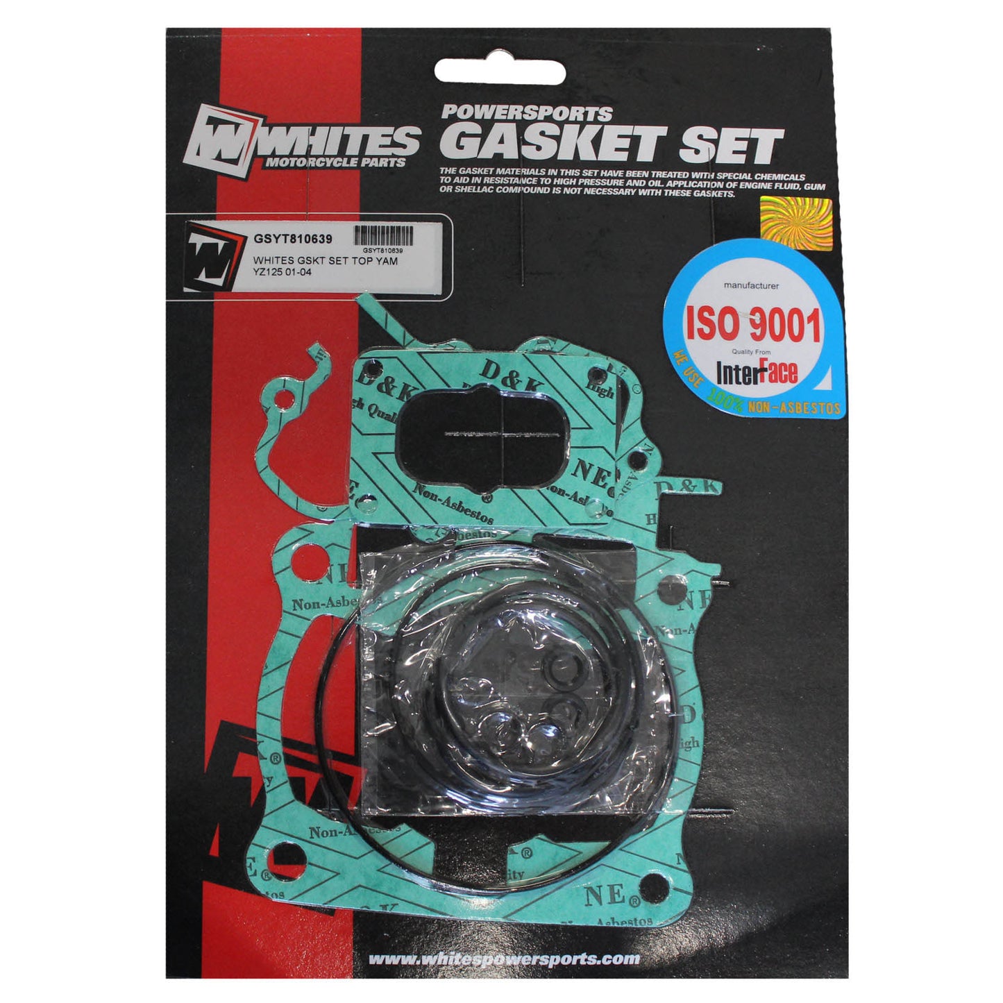 Whites Gasket Set - Top Yamaha YZ125 \'98-\'04