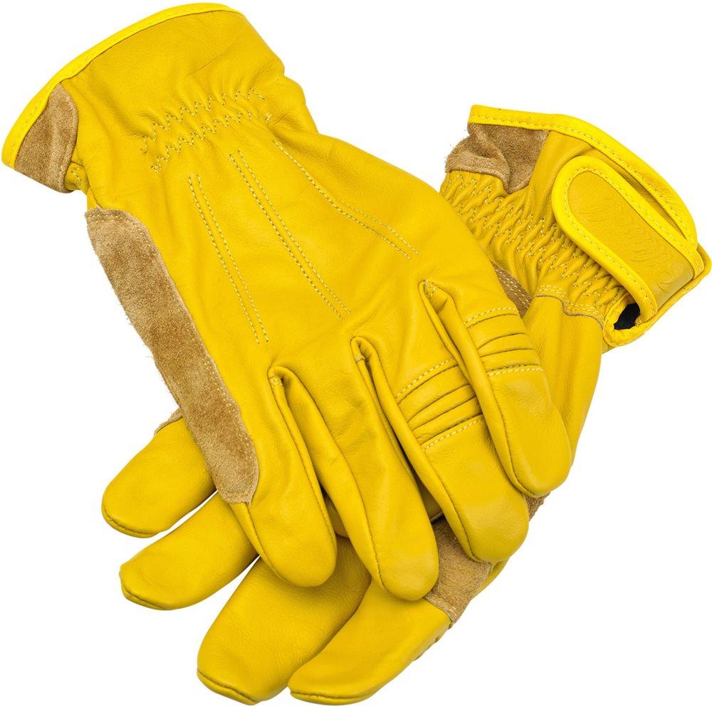 BILTWELL WORK GLOVES - YELLOW MONZA IMPORTS sold by Cully's Yamaha