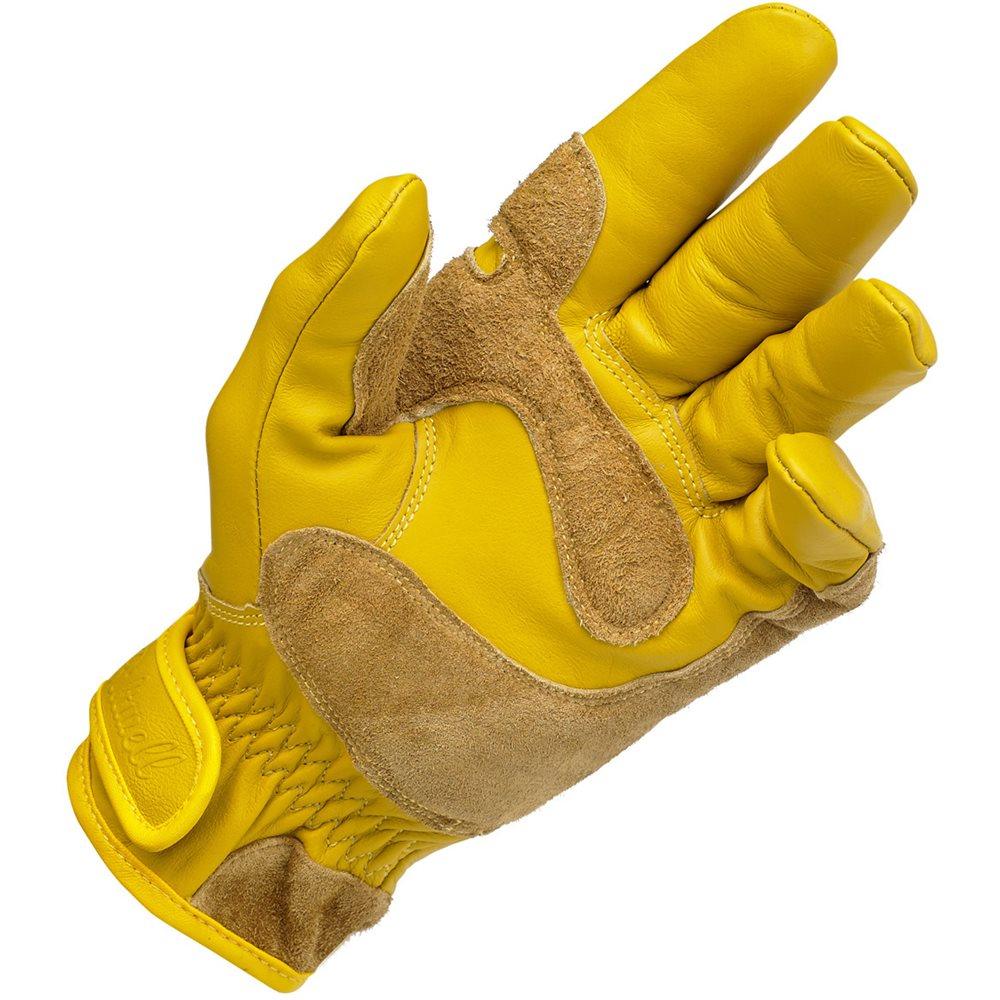 BILTWELL WORK GLOVES - YELLOW MONZA IMPORTS sold by Cully's Yamaha