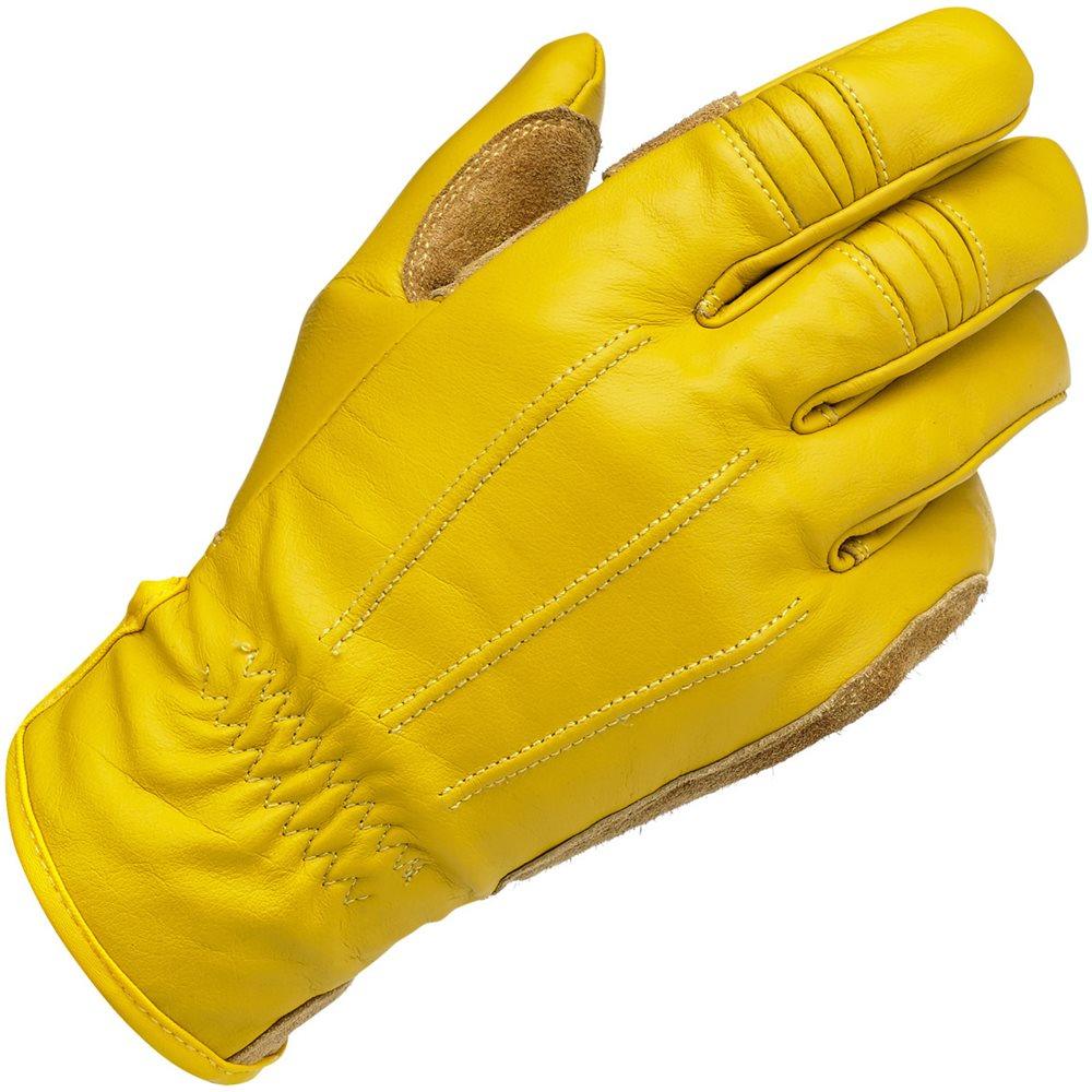 BILTWELL WORK GLOVES - YELLOW MONZA IMPORTS sold by Cully's Yamaha