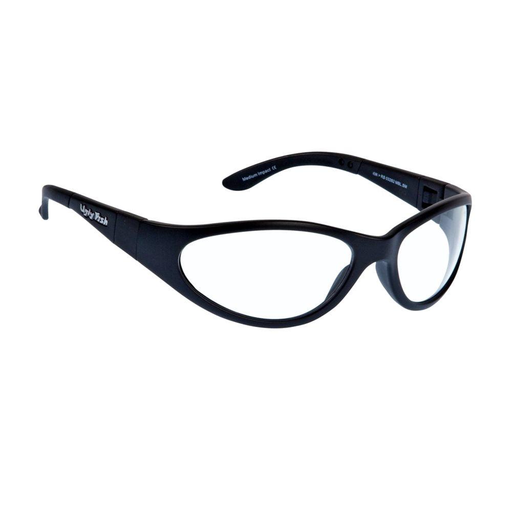 UGLY FISH GLIDE GOGGLES - MATT BLACK/CLEAR PIRANHA EYEWEAR sold by Cully's Yamaha
