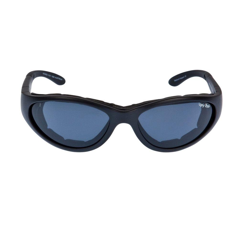 UGLY FISH GLIDE GOGGLES - MATT BLACK/SMOKE PIRANHA EYEWEAR sold by Cully's Yamaha