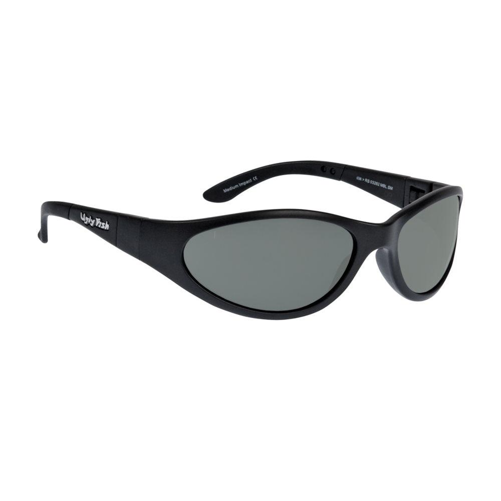 UGLY FISH GLIDE GOGGLES - MATT BLACK/SMOKE (POLARISED) PIRANHA EYEWEAR sold by Cully's Yamaha