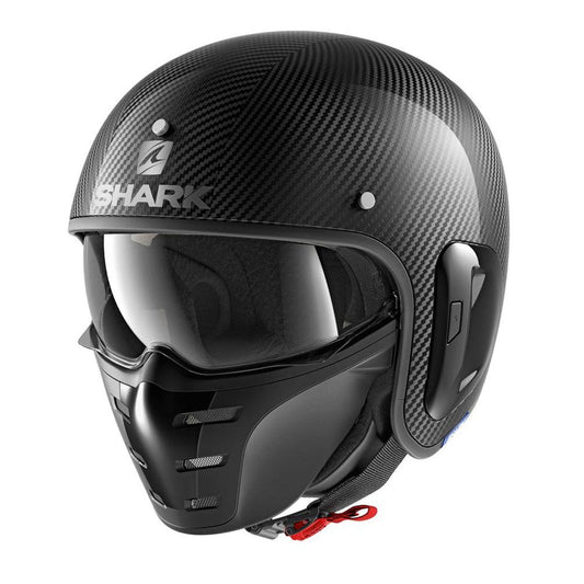 SHARK S-DRAK 2 CARBON HELMET - BLACK FICEDA ACCESSORIES sold by Cully's Yamaha
