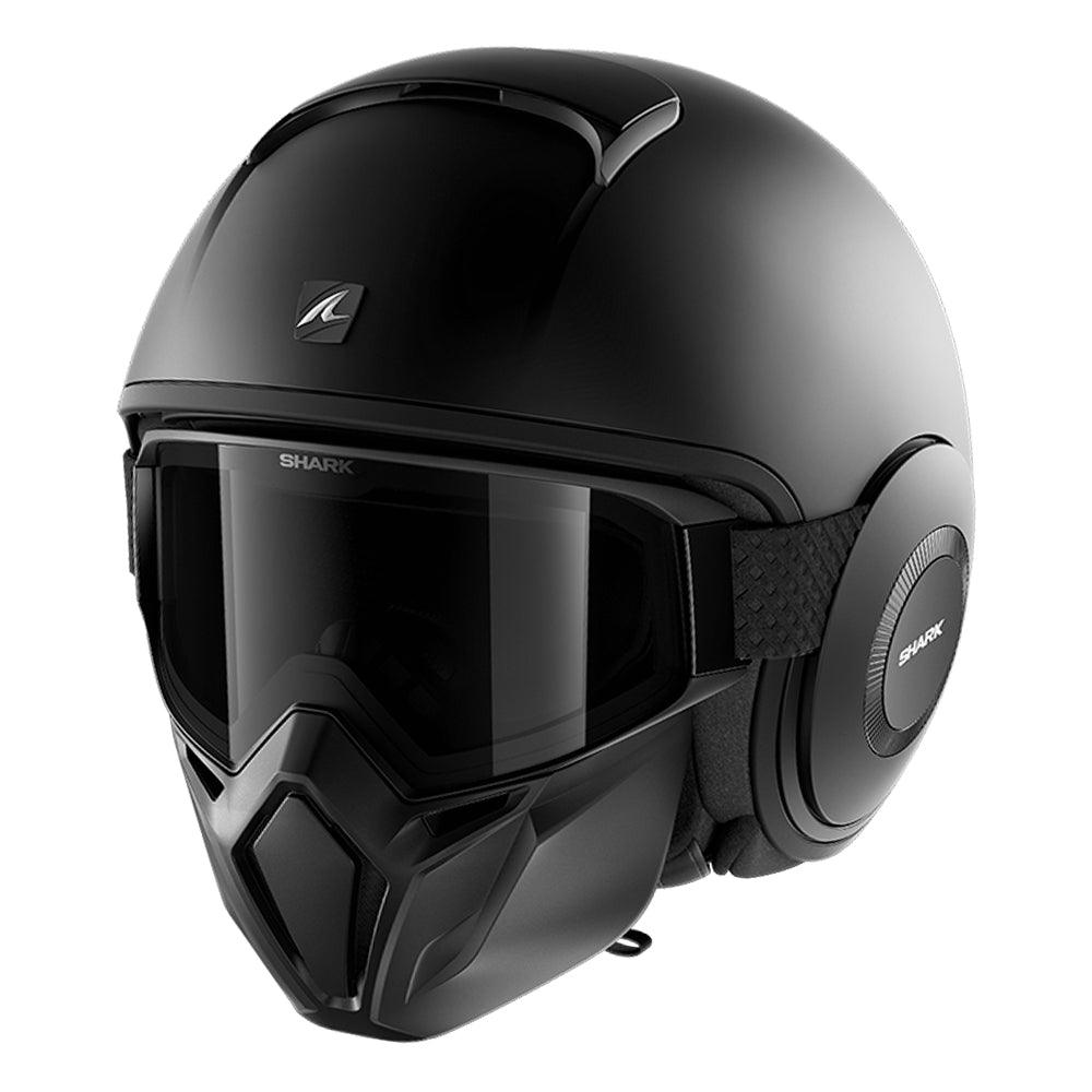 SHARK STREET DRAK HELMET - MATT BLACK FICEDA ACCESSORIES sold by Cully's Yamaha