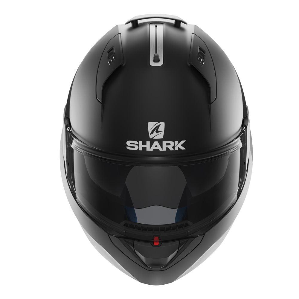 SHARK EVO ONE BLANK HELMET - BLACK FICEDA ACCESSORIES sold by Cully's Yamaha