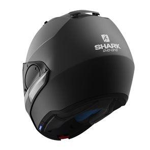 SHARK EVO ONE BLANK HELMET - BLACK FICEDA ACCESSORIES sold by Cully's Yamaha