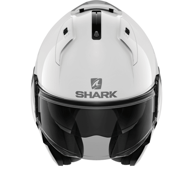 SHARK EVO-ES BLANK HELMET - WHITE FICEDA ACCESSORIES sold by Cully's Yamaha