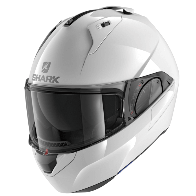 SHARK EVO-ES BLANK HELMET - WHITE FICEDA ACCESSORIES sold by Cully's Yamaha