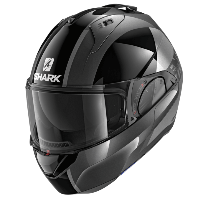 SHARK EVO-ES ENDLESS HELMET - ANTHRACITE/BLACK FICEDA ACCESSORIES sold by Cully's Yamaha