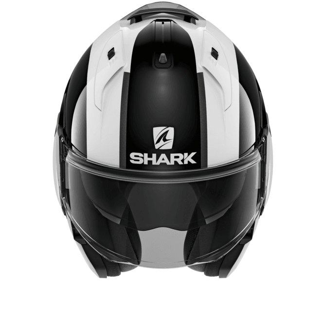 SHARK EVO-ES ENDLESS HELMET - WHITE/BLACK/RED FICEDA ACCESSORIES sold by Cully's Yamaha