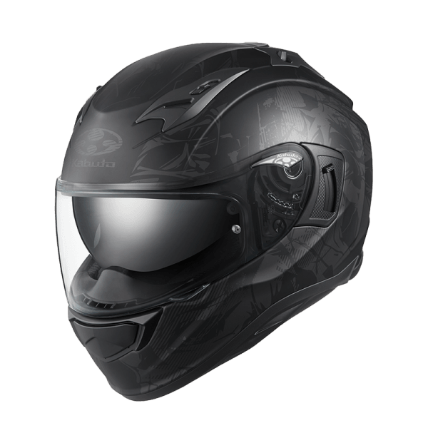 KABUTO HIKARI TRUTH HELMET - BLACK/GREY MOTO NATIONAL ACCESSORIES PTY sold by Cully's Yamaha