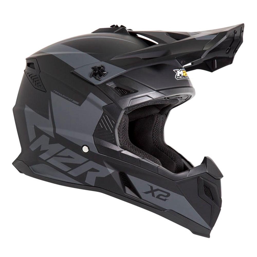 M2R X2 HELMET - INVERSE GREY MCLEOD ACCESSORIES (P) sold by Cully's Yamaha