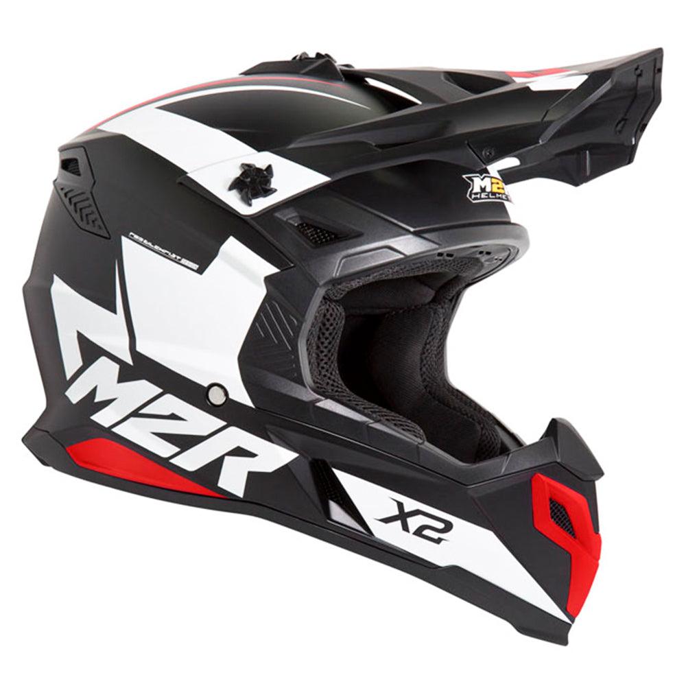 M2R X2 HELMET - INVERSE RED MCLEOD ACCESSORIES (P) sold by Cully's Yamaha