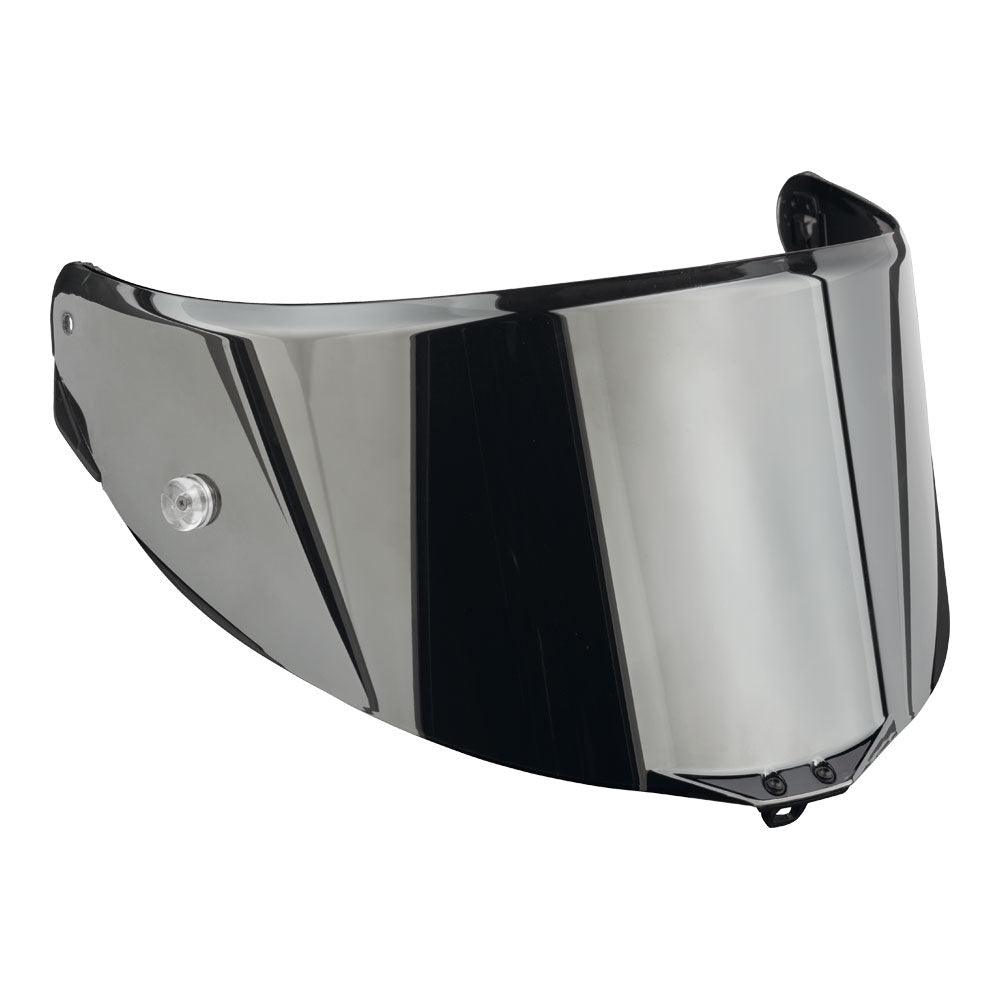 AGV SPORT MODULAR GT3 PINLOCK READY VISORS - IRIDIUM SILVER G P WHOLESALE sold by Cully's Yamaha