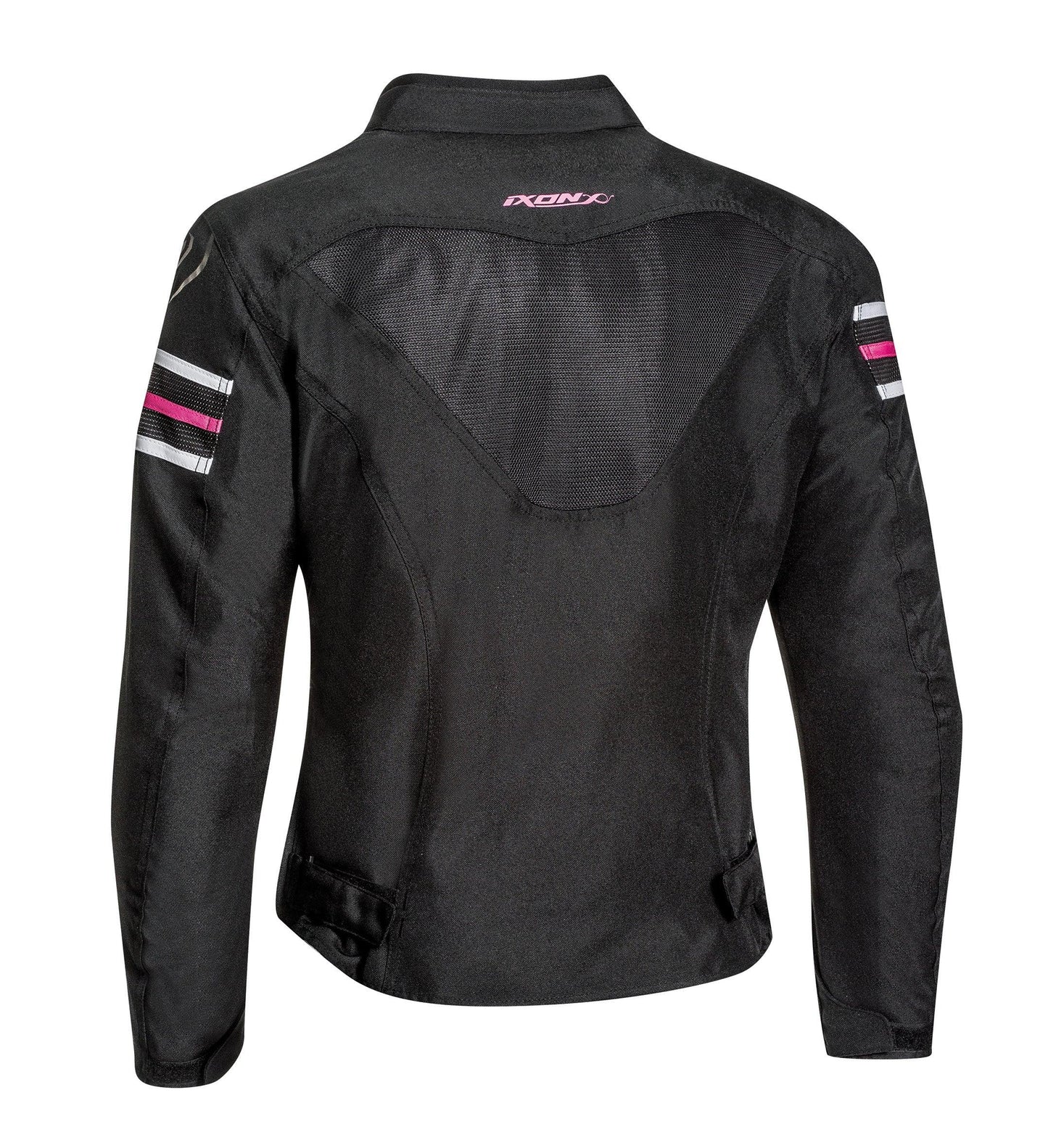 IXON ILANA LADY JACKET - BLACK/WHITE/FUCHSIA CASSONS PTY LTD sold by Cully's Yamaha