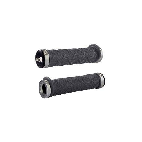 ODI XTREME LOCK ON GRIP ATV- BLACK/ GREY LUSTY INDUSTRIES sold by Cully's Yamaha