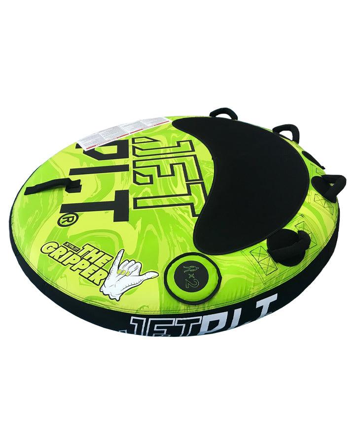 JET PILOT GRIPPER 2 ROUND TOWABLE - GREEN/YELLOW Jet Pilot sold by Cully's Yamaha
