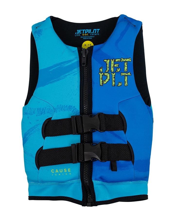 JET PILOT THE CAUSE F/E YOUTH NEO VEST - BLUE/ROY Jet Pilot sold by Cully's Yamaha