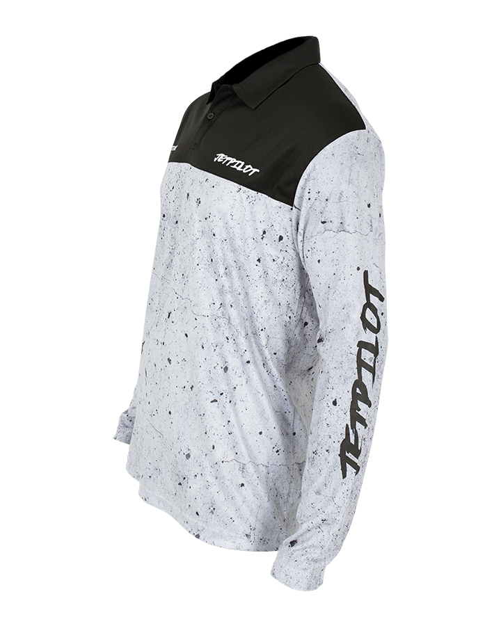 JET PILOT VENTURE MENS LS FISHING POLO - GREY Jet Pilot sold by Cully's Yamaha