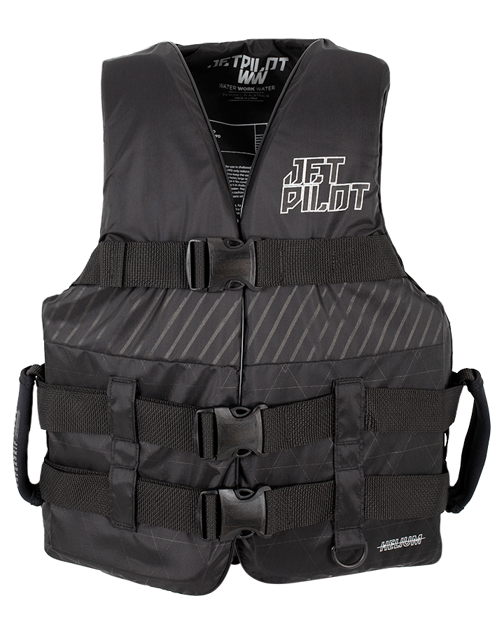 JET PILOT HELIUM F/E NYLON VEST - BLACK/BLACK Jet Pilot sold by Cully's Yamaha