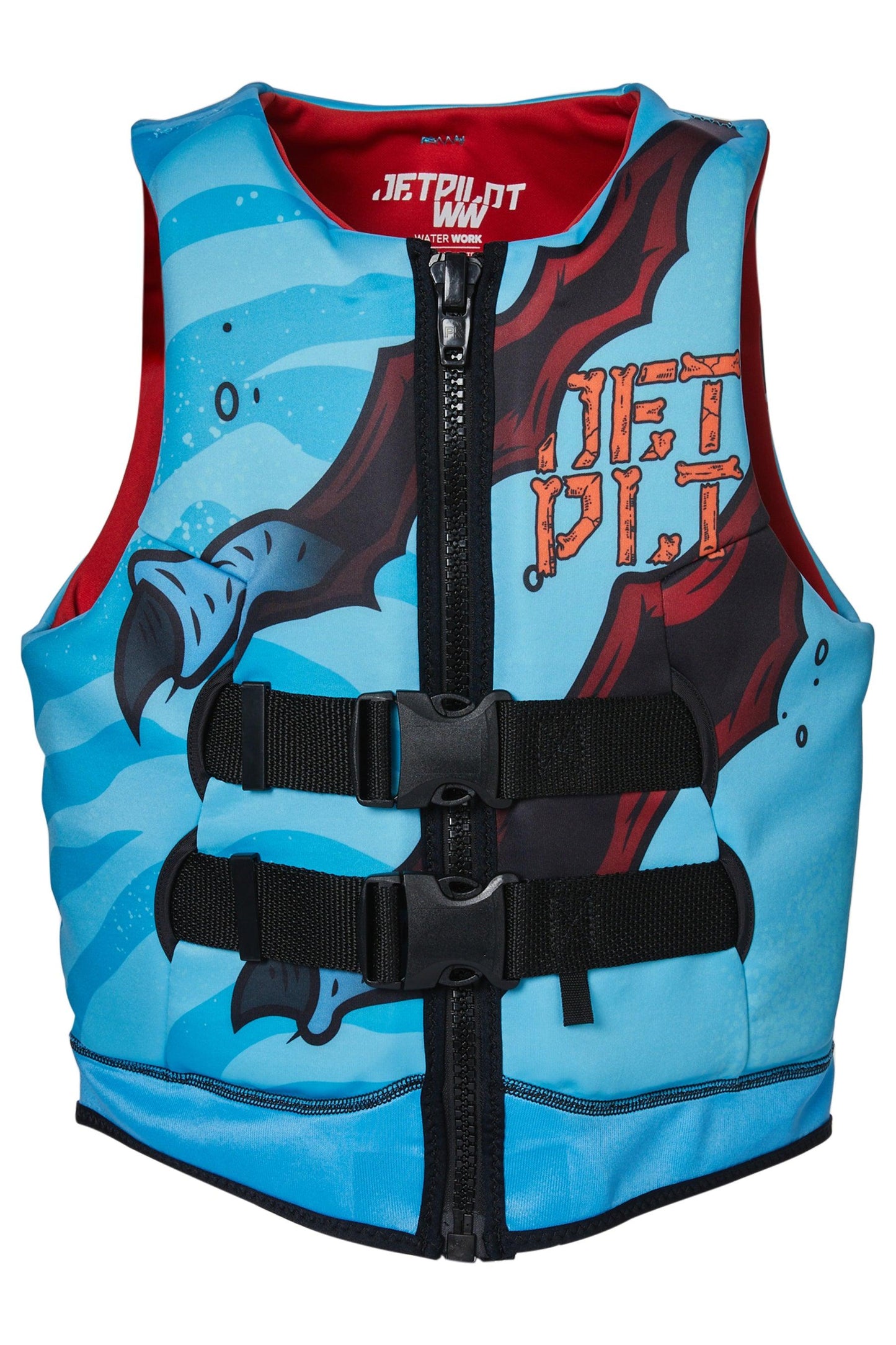 JET PILOT YOUTH BOYS REX CAUSE NEO VEST - BLUE Jet Pilot sold by Cully's Yamaha
