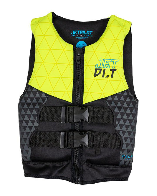 JET PILOT THE CAUSE F/E YOUTH NEO VEST - YELLOW Jet Pilot sold by Cully's Yamaha