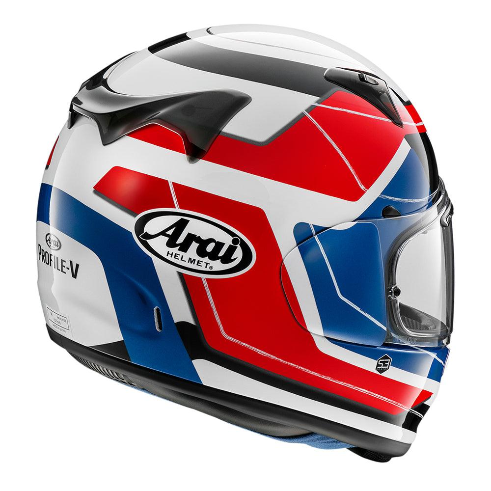 ARAI PROFILE-V HELMET - KERB TRICOLOUR CASSONS PTY LTD sold by Cully's Yamaha