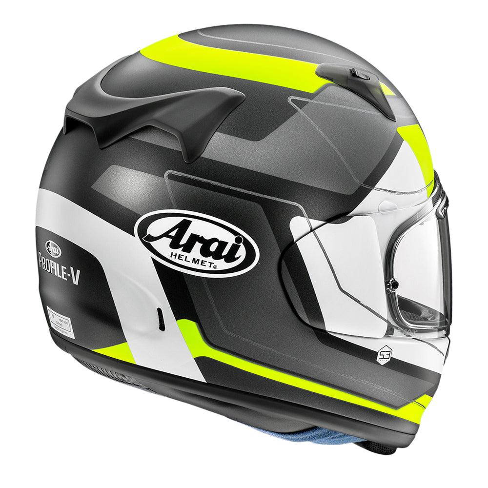 ARAI PROFILE-V HELMET - KERB YELLOW CASSONS PTY LTD sold by Cully's Yamaha