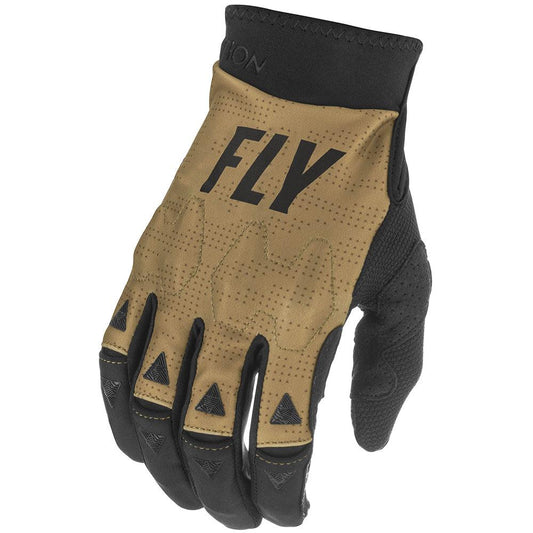 FLY EVOLUTION DST 2021 GLOVES - KHAKI/BLACK MCLEOD ACCESSORIES (P) sold by Cully's Yamaha