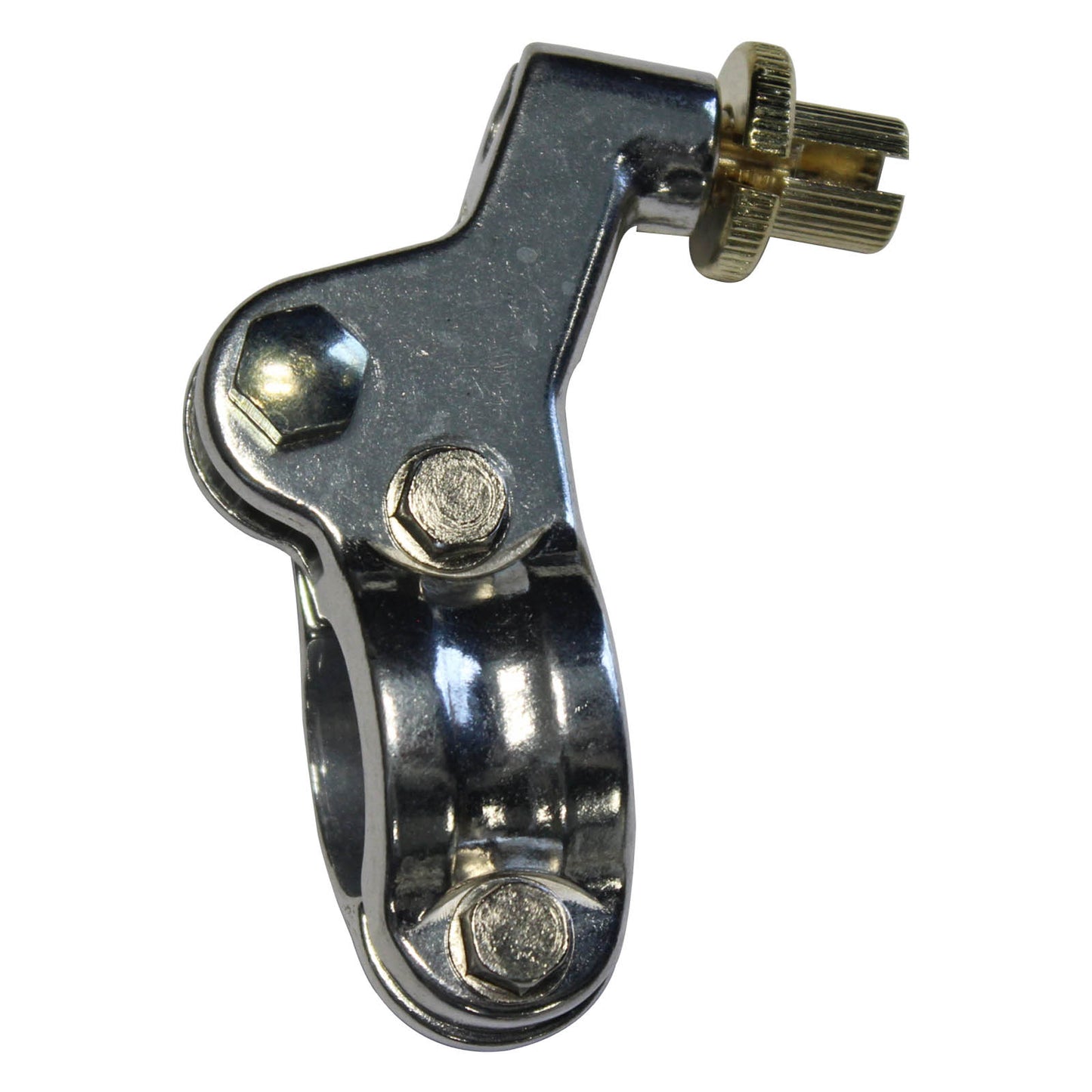Whites Left Bracket Honda 2-piece CR \'97-\'03 - Forged Polished