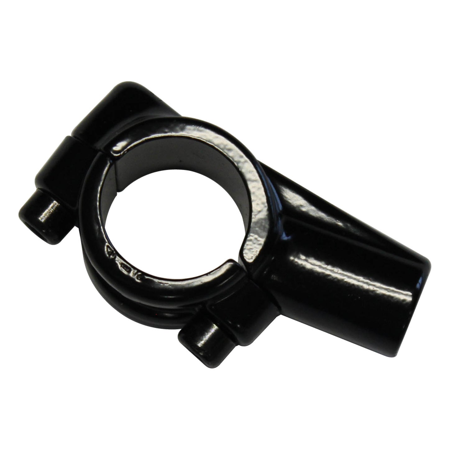 Whites Left Bracket 2-piece (Mirror Mount Only) - Black, for 10mm mirrors