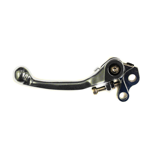 Whites Folding Clutch Lever KTM65-525 \'00-\'06 - Silver