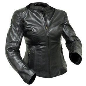 RJAYS SPIRIT LADIES LEATHER JACKET - BLACK CASSONS PTY LTD sold by Cully's Yamaha