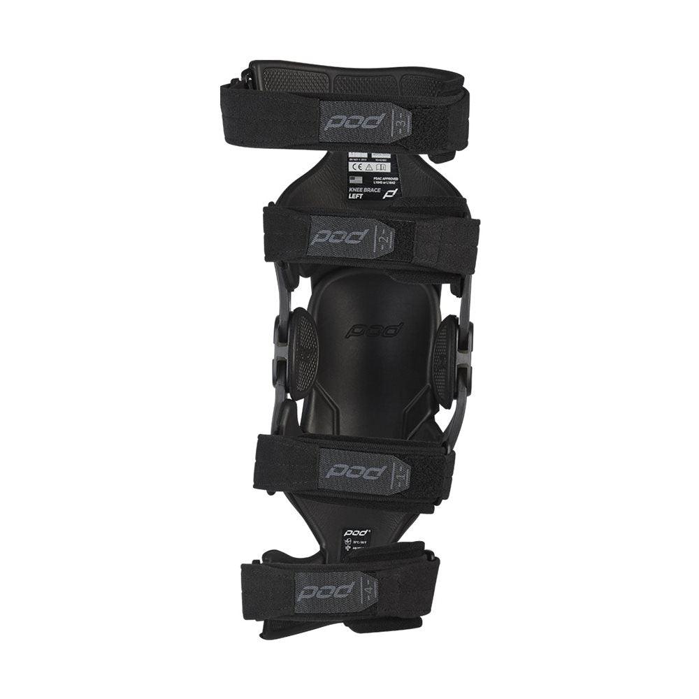 POD K4 2.0 GRAPHITE/BLACK KNEE BRACE - LEFT MONZA IMPORTS sold by Cully's Yamaha