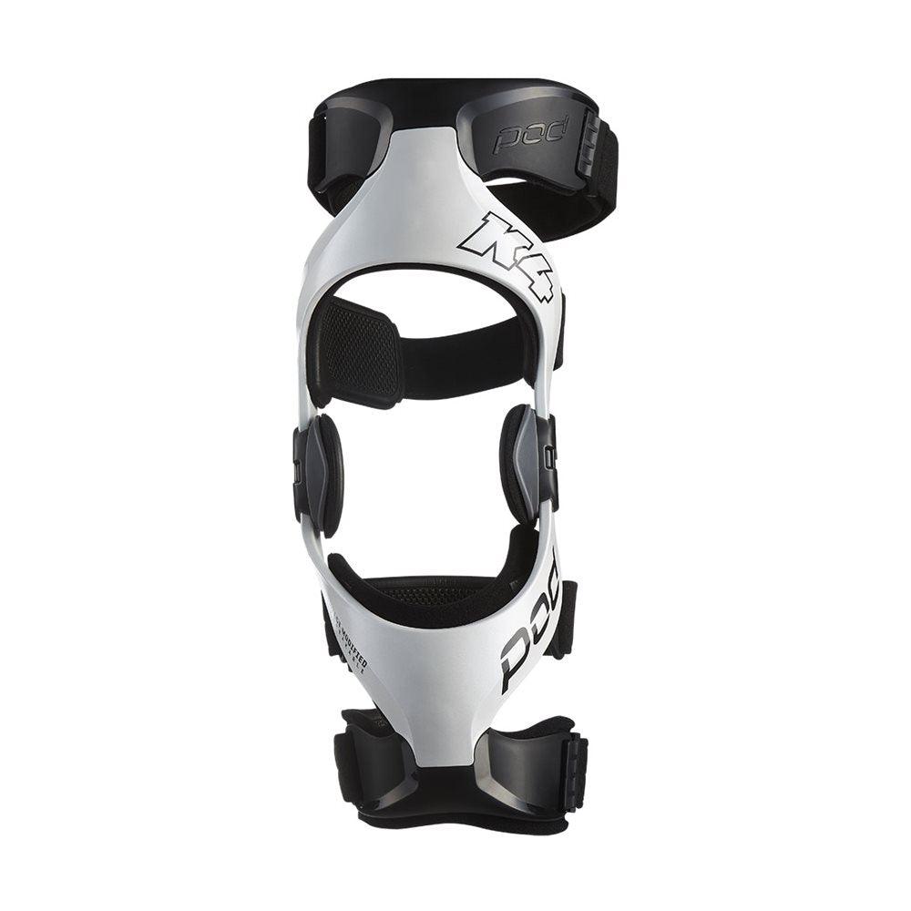 POD K4 2.0 WHITE/BLACK KNEE BRACE - LEFT MONZA IMPORTS sold by Cully's Yamaha