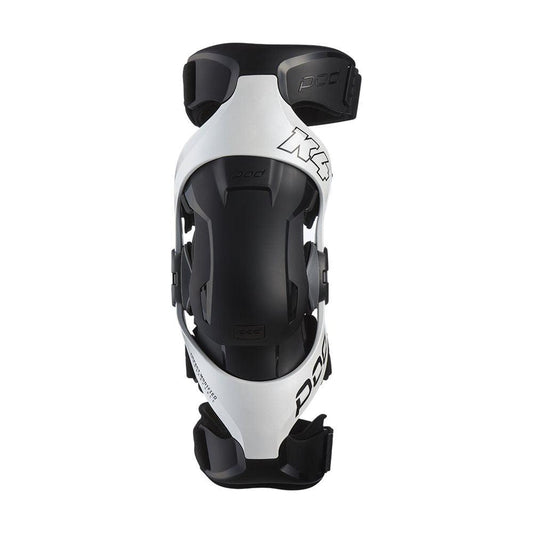 POD K4 2.0 WHITE/BLACK KNEE BRACE - LEFT MONZA IMPORTS sold by Cully's Yamaha