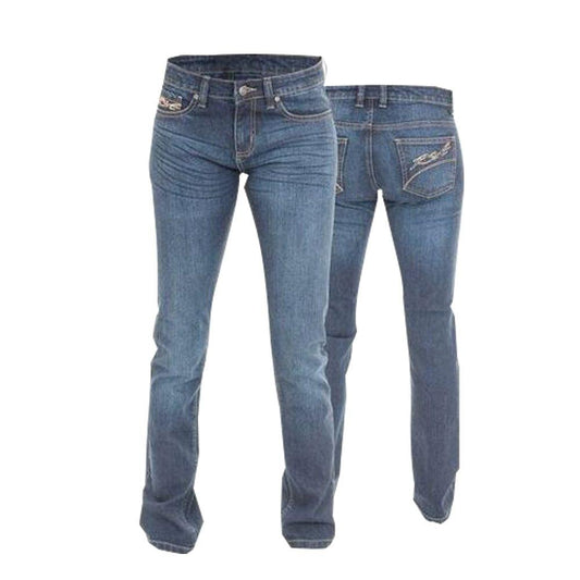 RST LADIES STRAIGHT LEG JEANS - BLUE MONZA IMPORTS sold by Cully's Yamaha