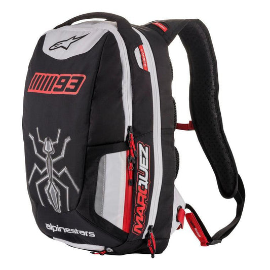 ALPINESTARS 2023 MM93 JEREZ BACKPACK - BLACK WHITE RED MONZA IMPORTS sold by Cully's Yamaha