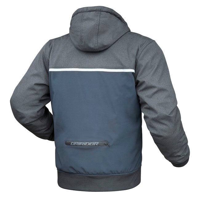 DRIRIDER LEGION HOODIE - NAVY/GREY MCLEOD ACCESSORIES (P) sold by Cully's Yamaha