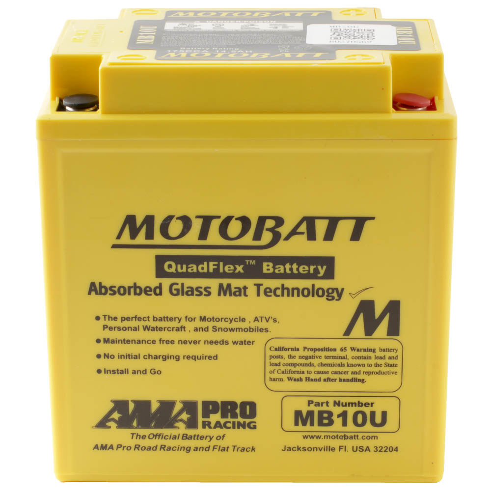 Motobatt Battery Quadflex AGM - MB10U
