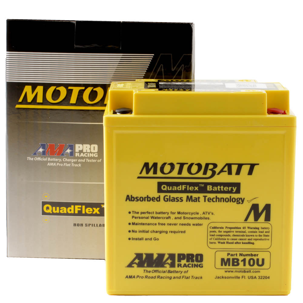 Motobatt Battery Quadflex AGM - MB10U
