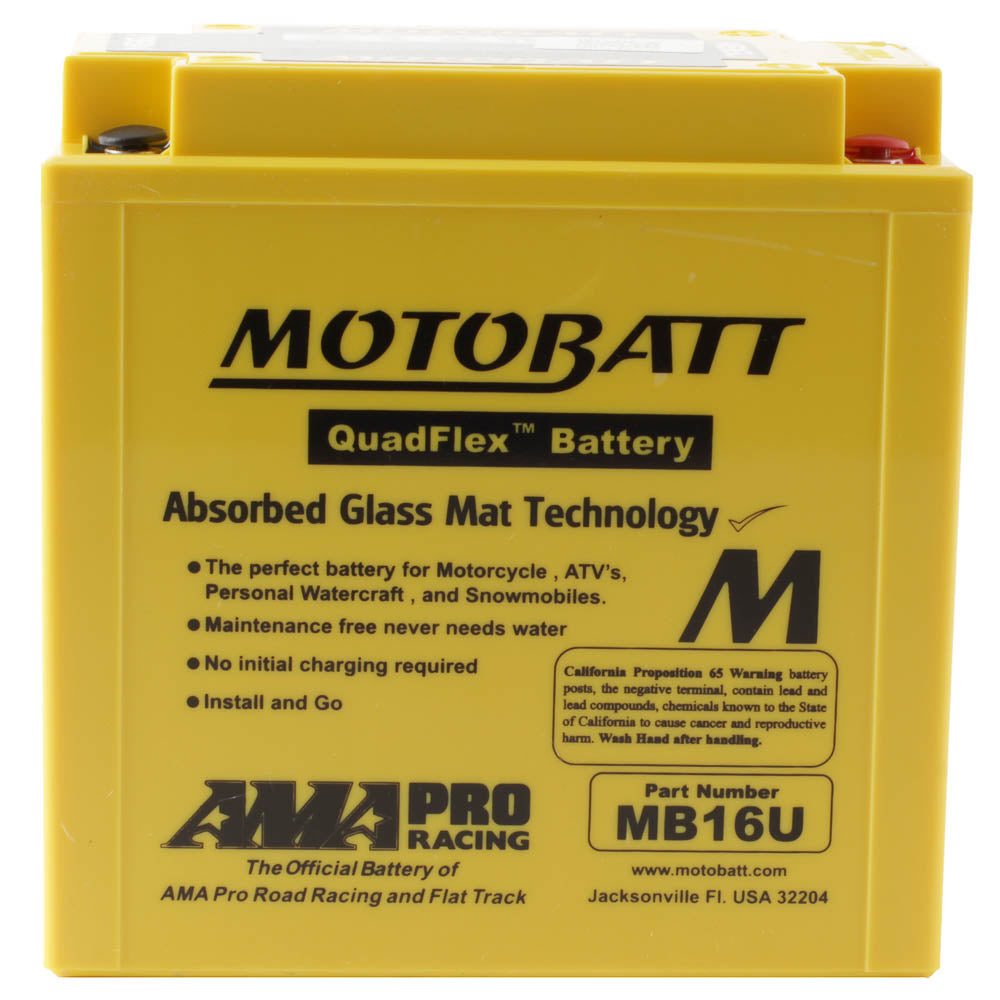 Motobatt Battery Quadflex AGM - MB16U